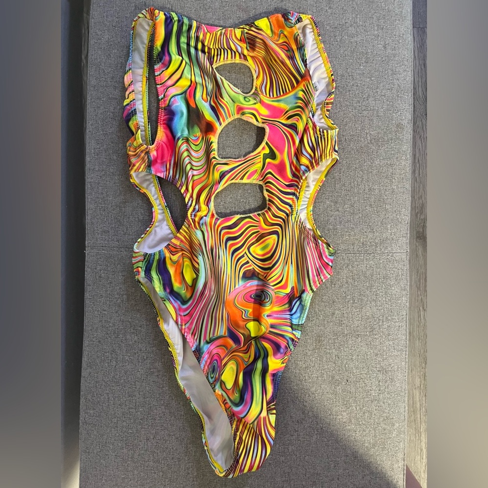 Rave with migente acid house bodysuit